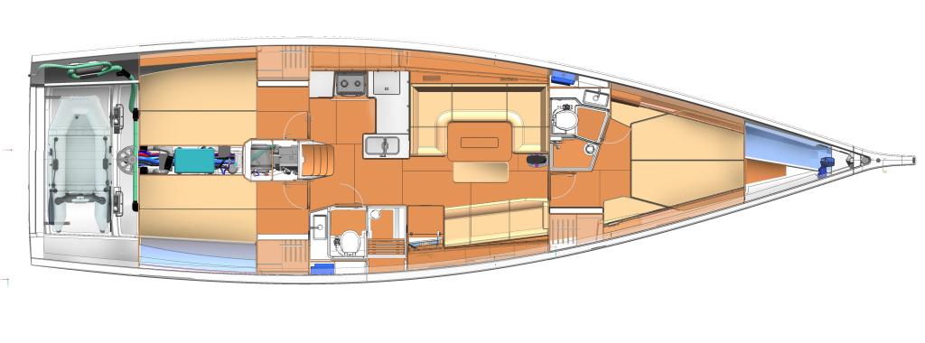 mise en page X-Yachts XP-50
