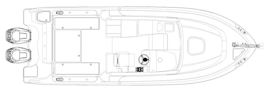 mise en page Boston Whaler 285 Conquest Pilothouse