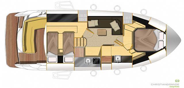 Layout Sessa Cruiser C 38