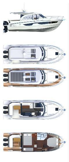 Layout Bénéteau Antares 11
