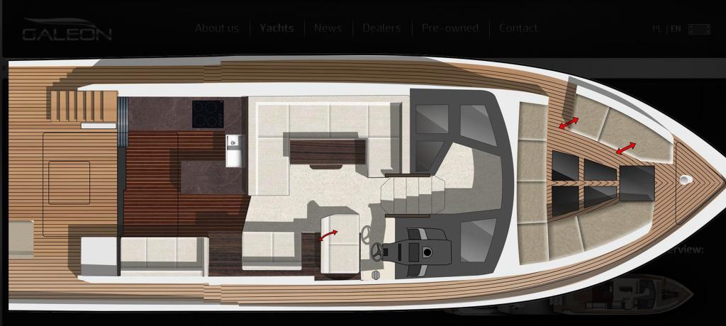 mise en page Galeon 500 Fly