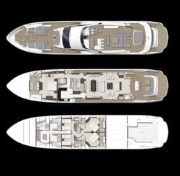 mise en page Sunseeker Yacht 116
