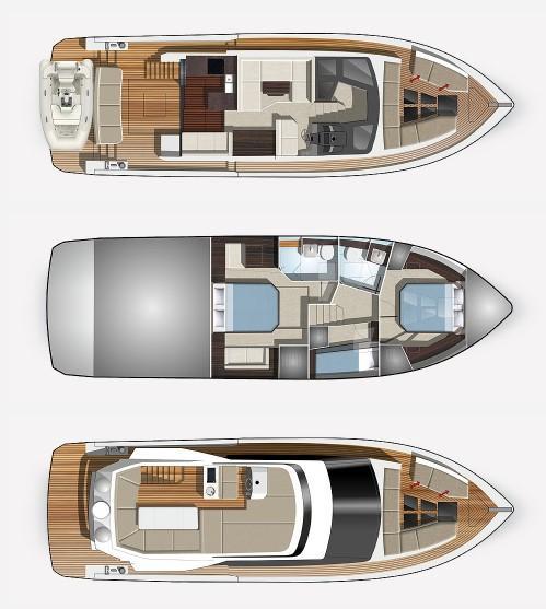 Layout Galeon 460 FLY