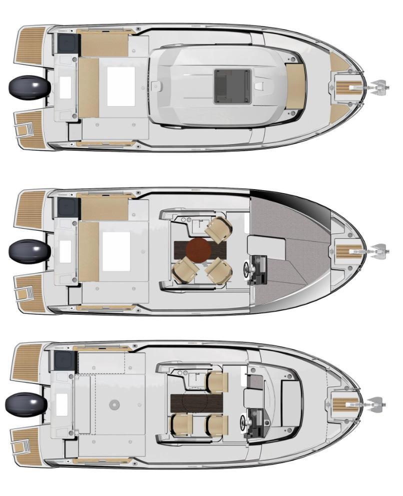 Layout Jeanneau Merry Fisher 795 Marlin