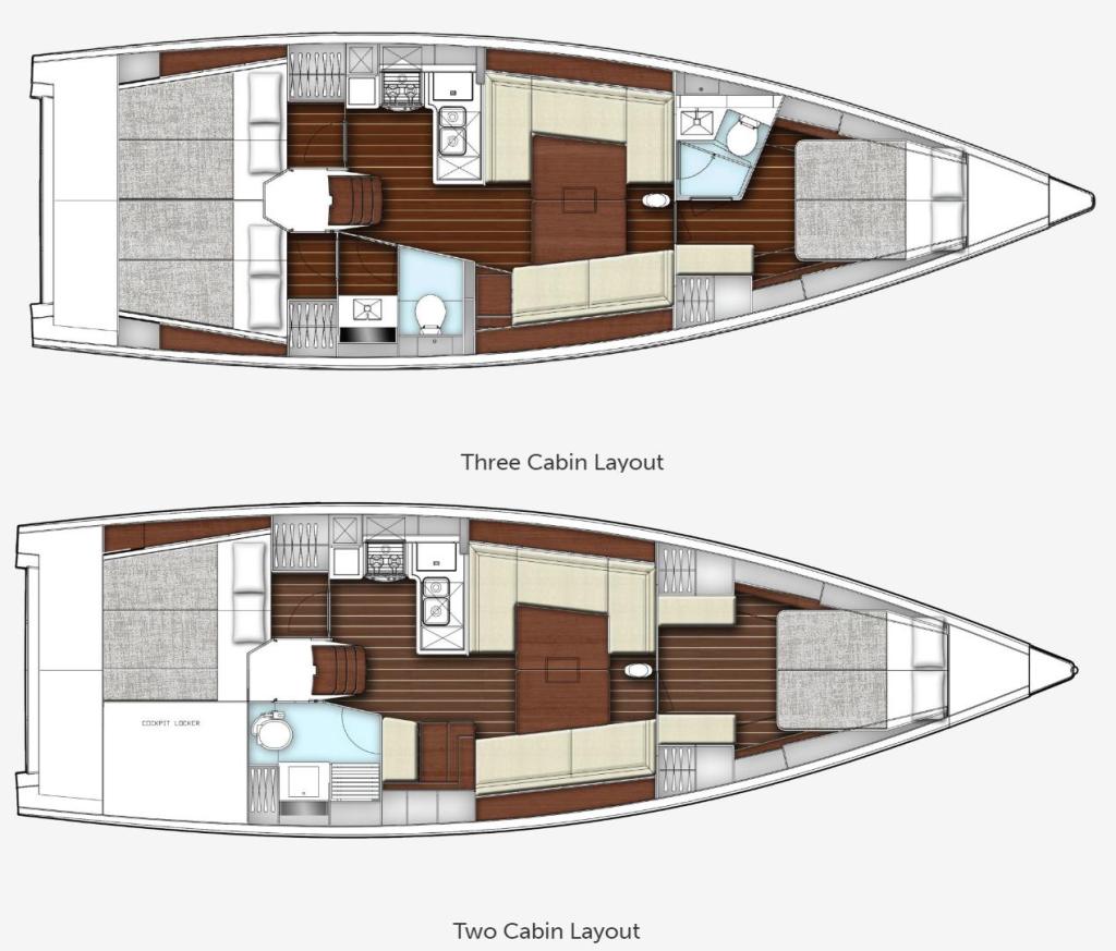 Layout X-Yachts X4³