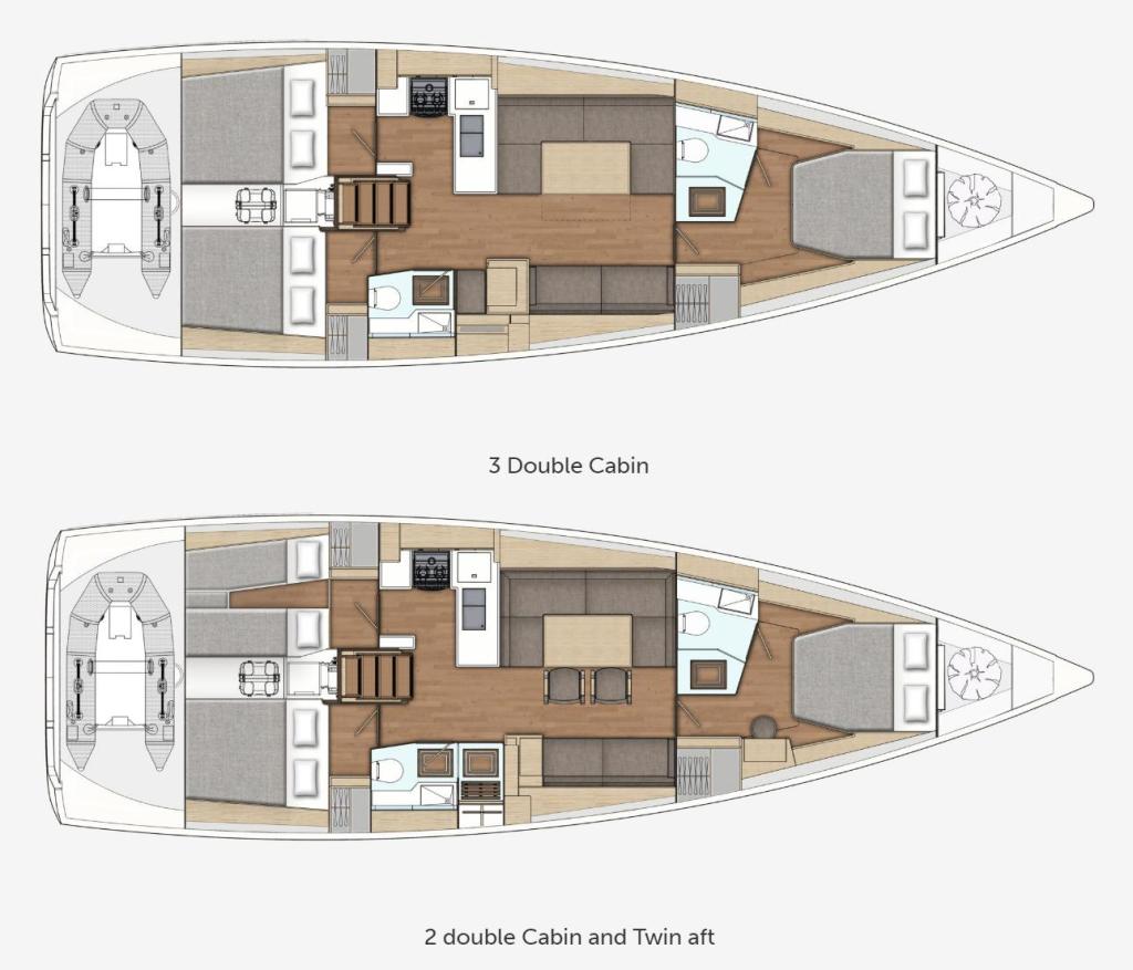 Layout X-Yachts X4⁹