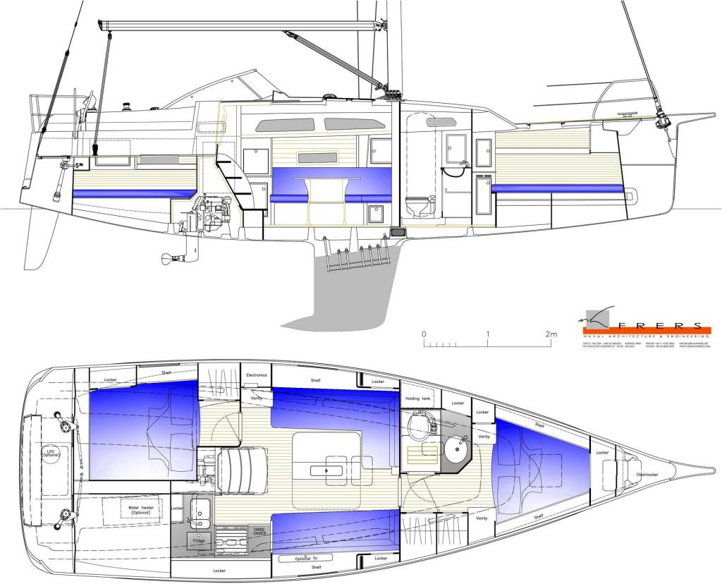 mise en page Hallberg-Rassy 340