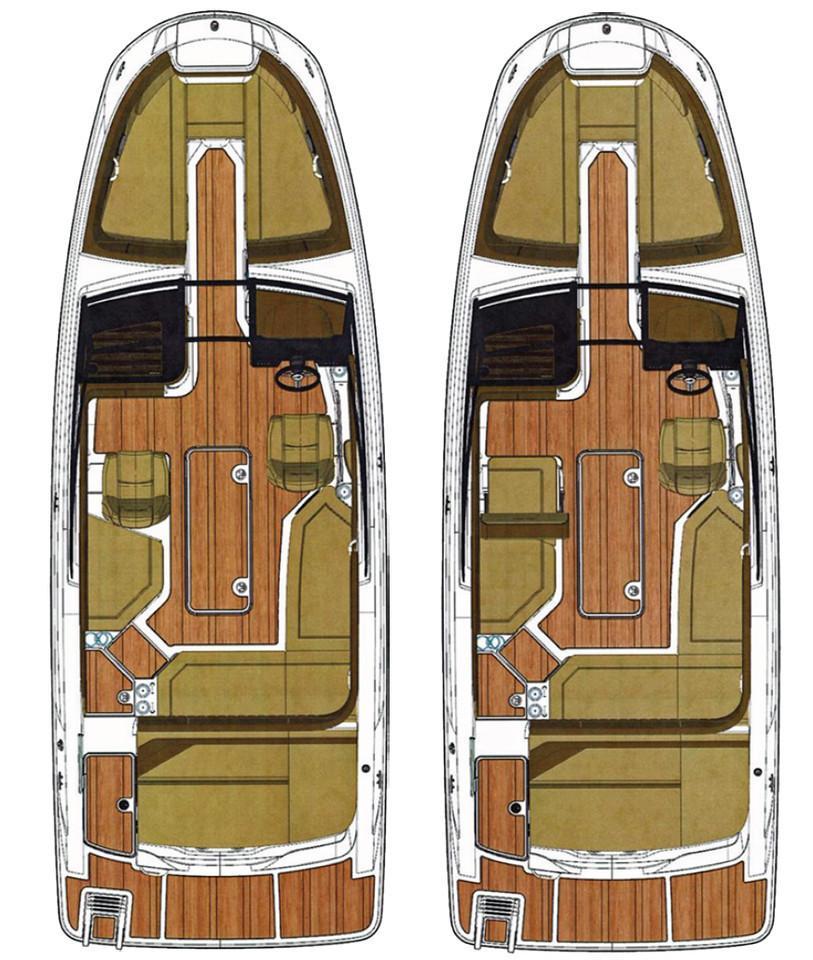 Layout Sea Ray SPX 230