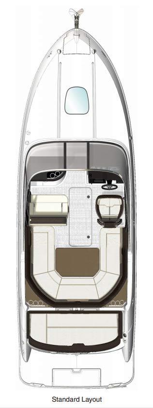 Layout Sea Ray Sunsport 250