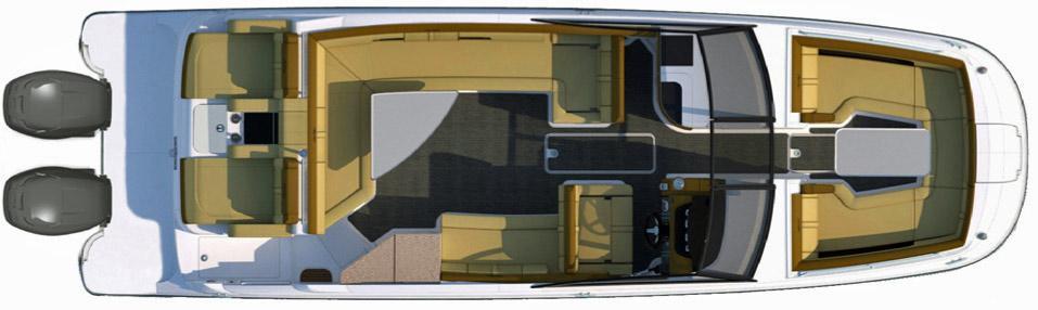 Layout Sea Ray Sport Boat 290 SDX OB