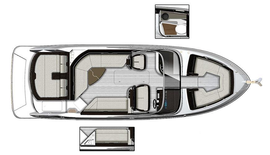Layout Sea Ray Sport Boat 280 SLX