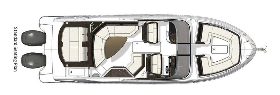 Layout Sea Ray Sport Boat 310 SLX OB