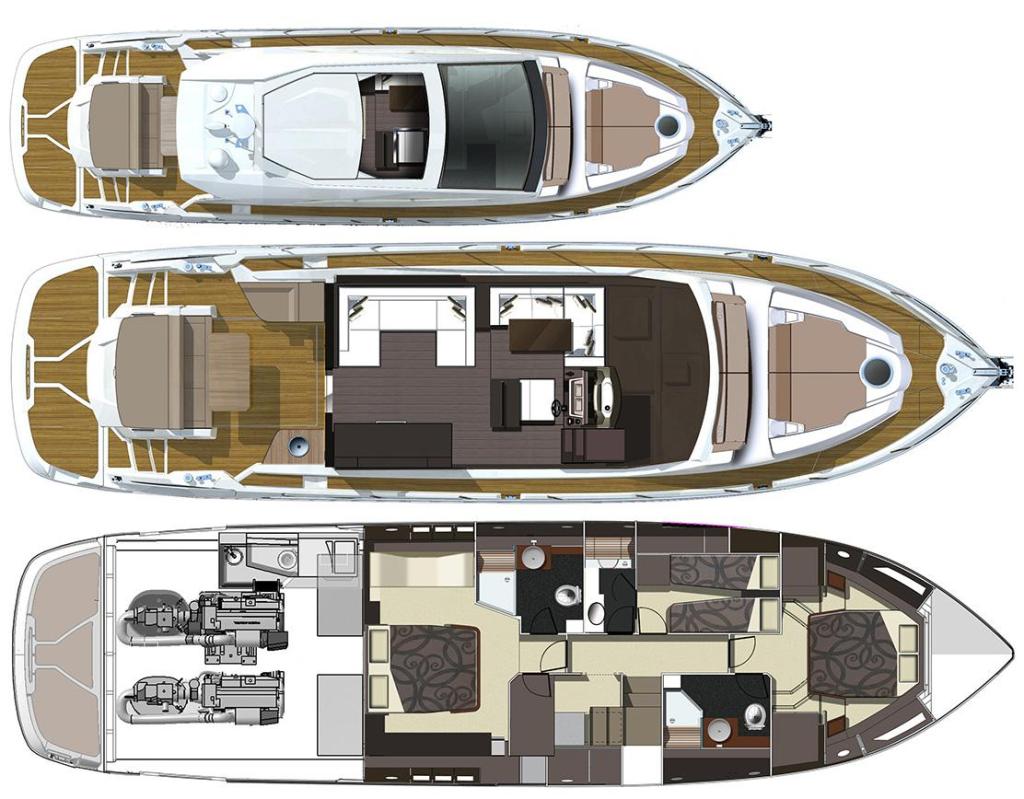 Layout Cranchi 60 HT