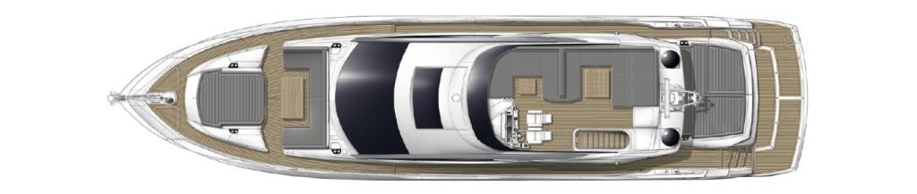 Layout Sunseeker Sport Yacht 74