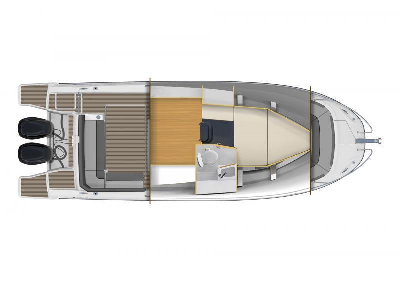 Layout Jeanneau Cap Camarat CC 9.0