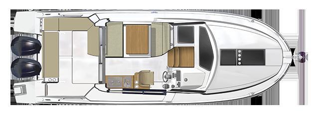 Layout Beneteau Antares 9