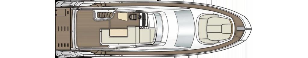 Layout Azimut Flybridge 55