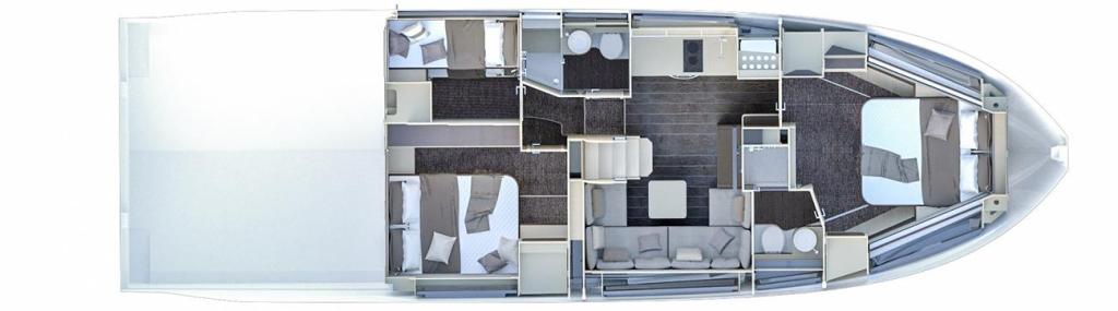Layout Azimut Atlantis 51