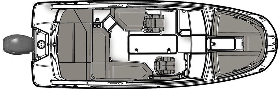 mise en page Sea Ray SPX 230 OB