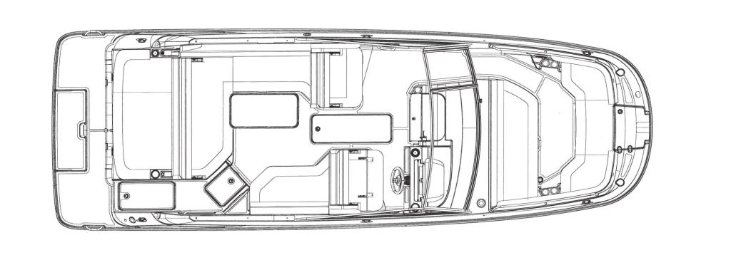 mise en page Sea Ray Sport Boat 250 SDX
