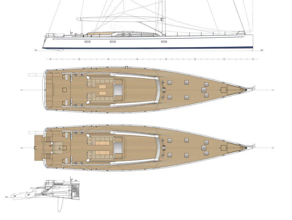 Layout Nautors Swan Swan 120