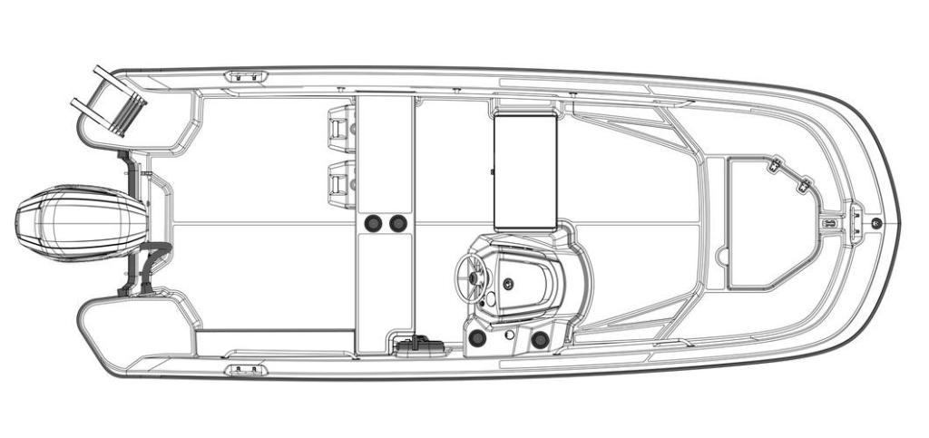 Layout Boston Whaler 160 Super Sport