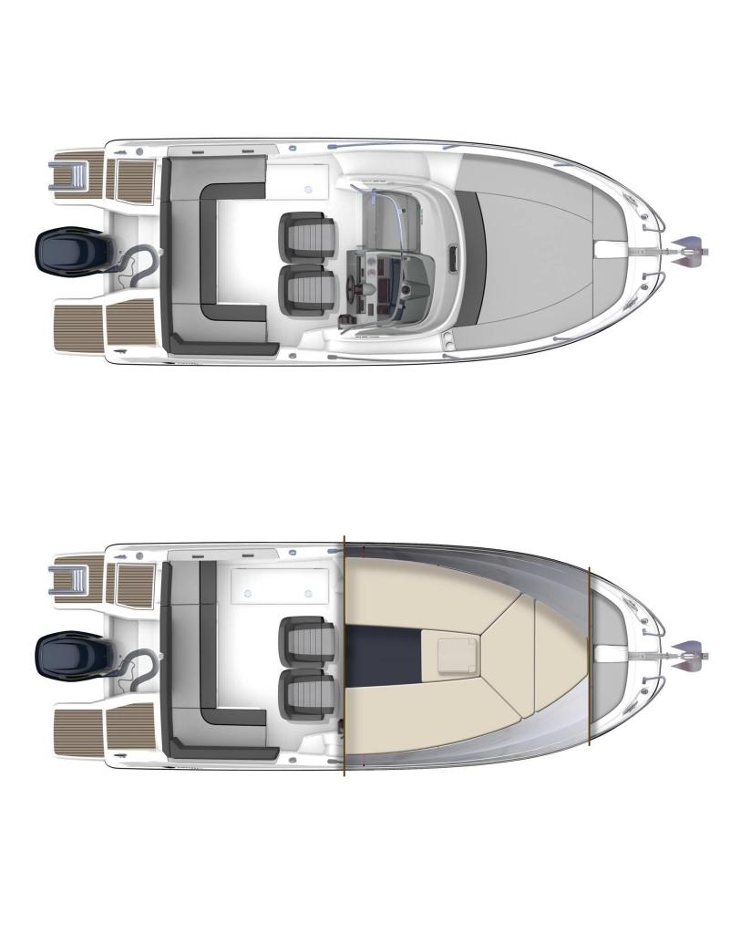 Layout Jeanneau Cap Camarat WA 6.5 S3