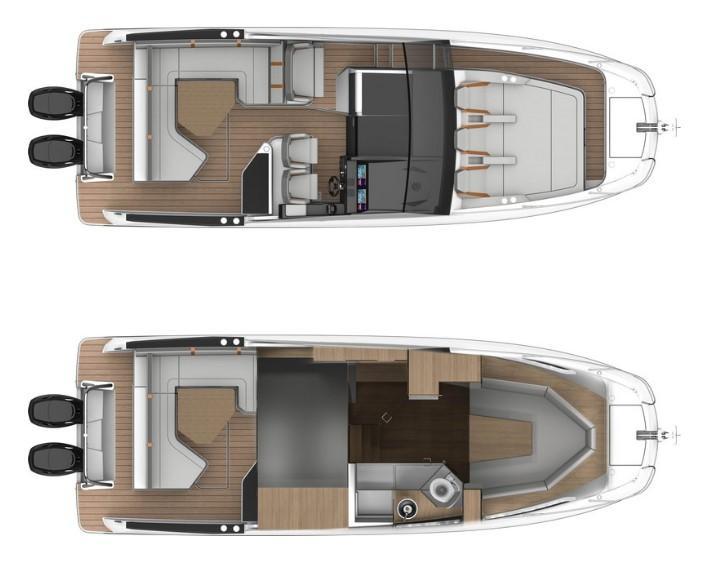 Layout Bénéteau Flyer 10