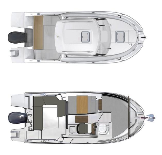 Layout Bénéteau Antares 6 OB