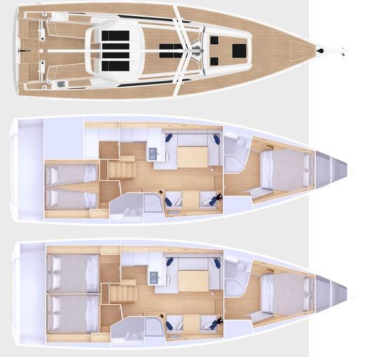 Layout Grand Soleil 42 LC
