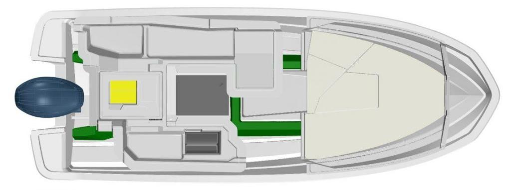 Layout Finnmaster Cruiser Boat T6