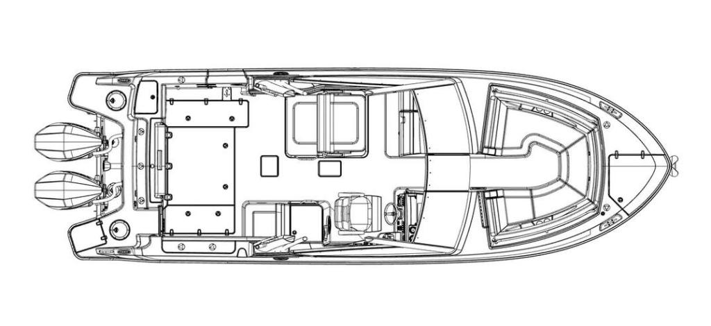Layout Boston Whaler 280 Vantage