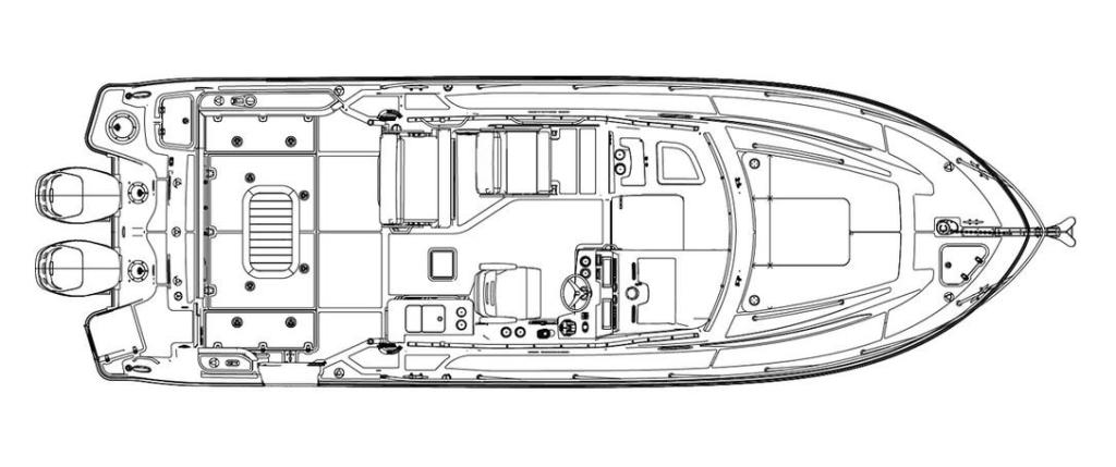 Layout Boston Whaler 325 Conquest