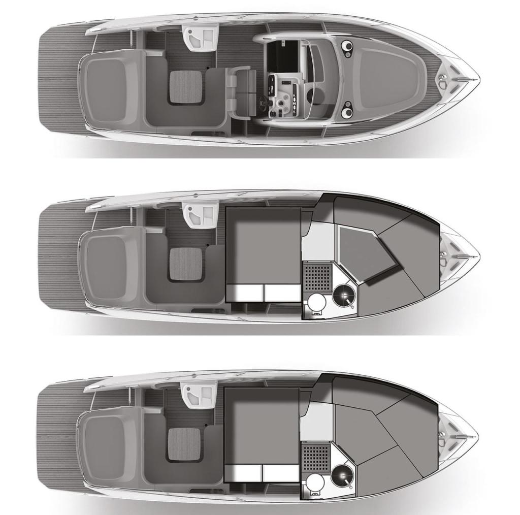 Layout Cranchi E30 Endurance
