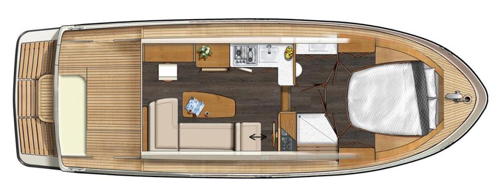 Layout Linssen 30 SL Sedan