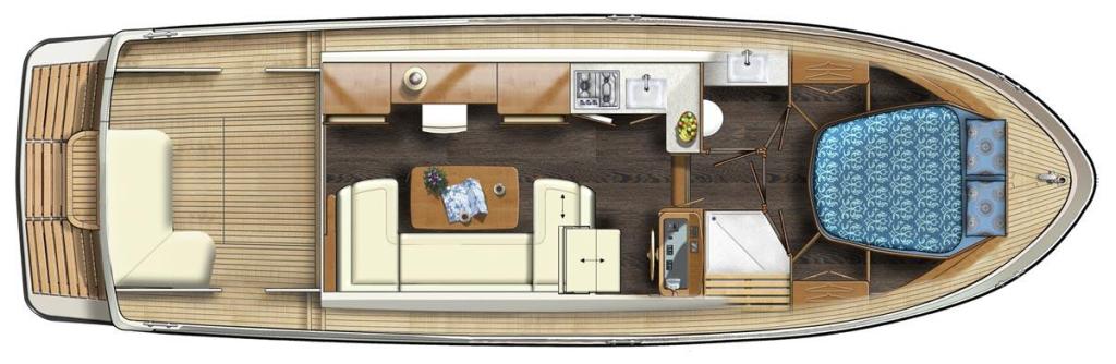 Layout Linssen 35 SL Sedan