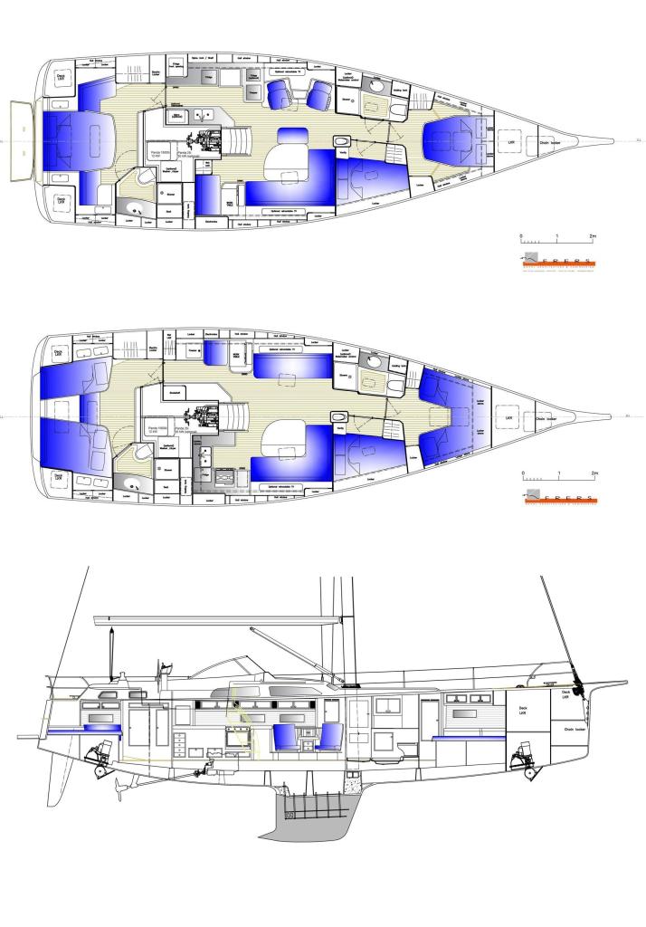 Layout Hallberg-Rassy 50