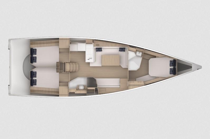 Layout Grand Soleil GS 44