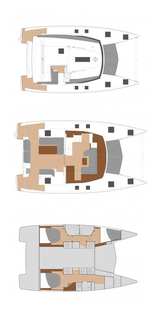 Layout Fountaine Pajot ISLA 40