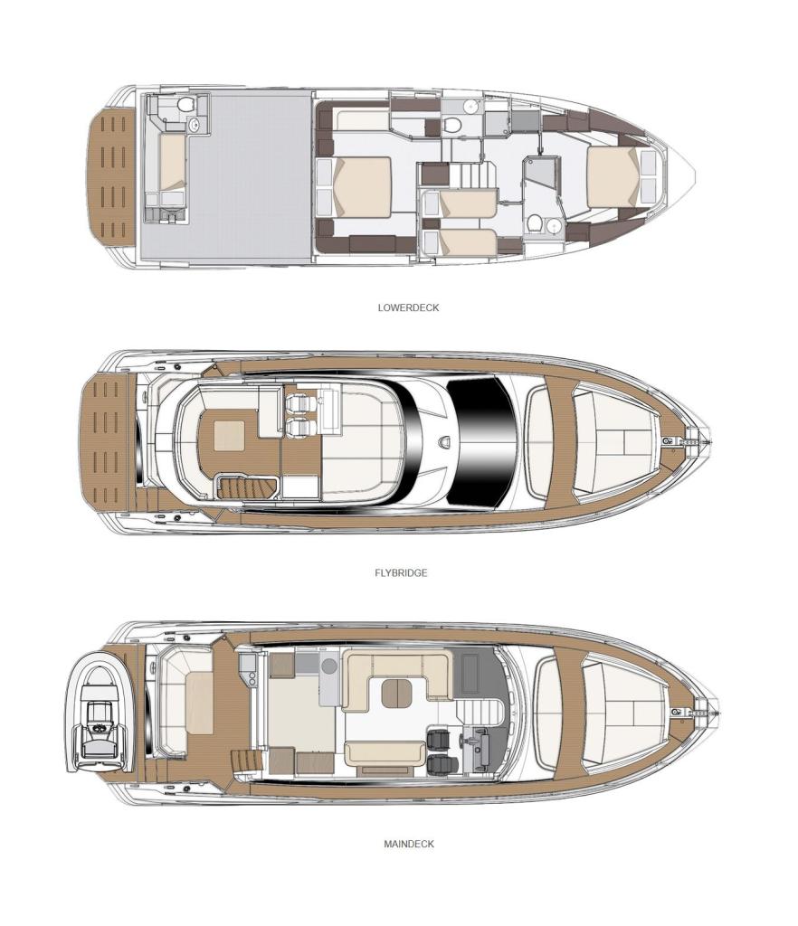 mise en page Azimut Flybridge 53