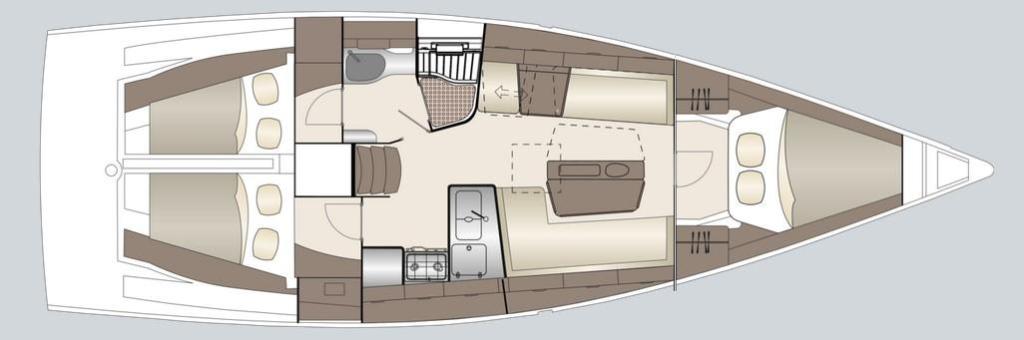 Layout Dehler 38 SQ
