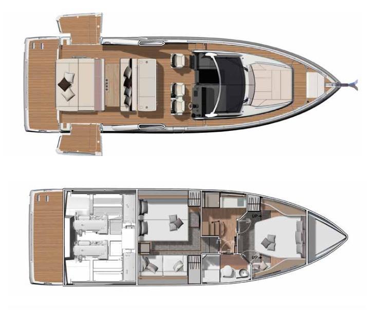 Layout Jeanneau DB/43 IB