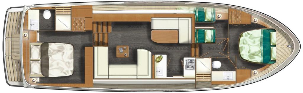 Layout Linssen 45 SL AC Motoryacht