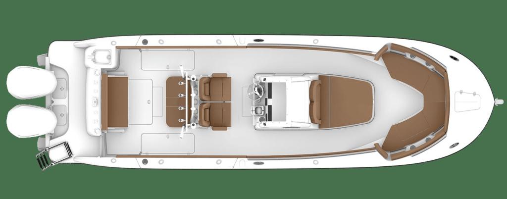 Layout Stingray 273CC Center Console