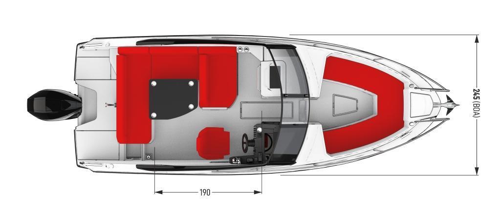 Layout Parker 690 Bow Rider