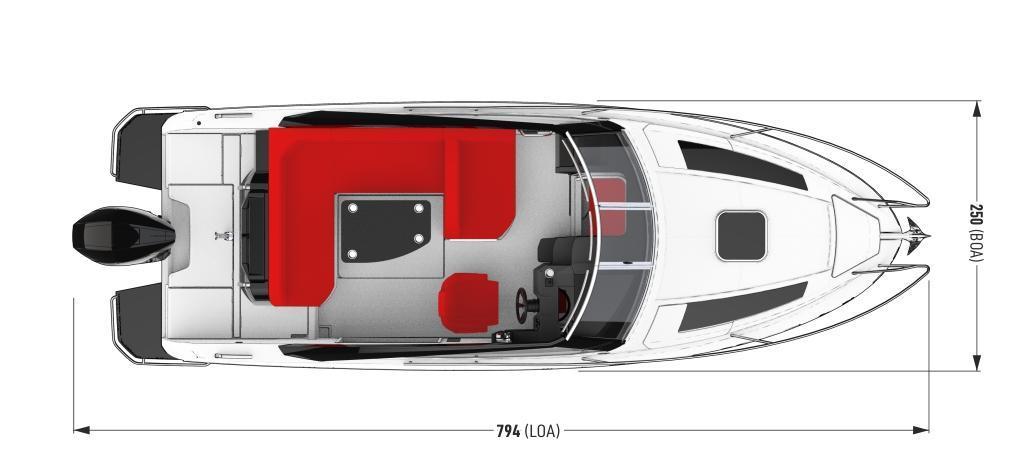 Layout Parker 750 Day Cruiser