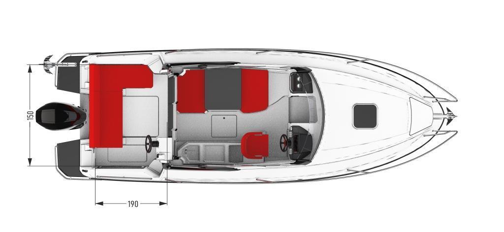 Layout Parker 750 Cabin Cruiser