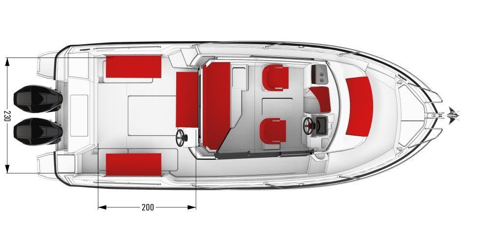 Layout Parker 800 Pilothouse