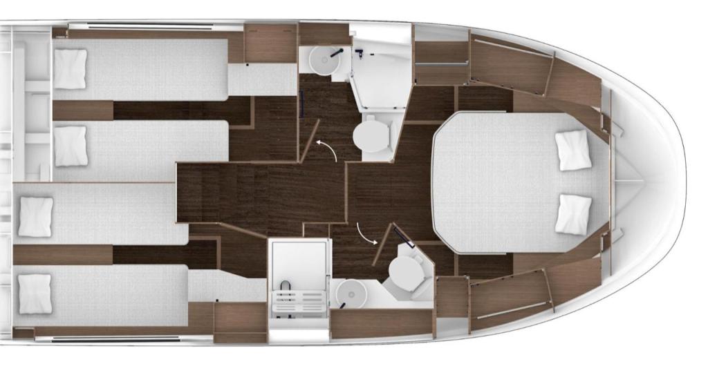 Layout Jeanneau Merry Fisher 1295 Fly