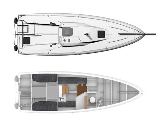 Layout Jeanneau Sun Fast 30 One Design